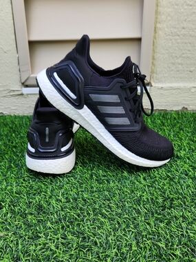 Adidas Ultraboost 20 EG0714 Core Black White Running Shoes Sneaker Women's SIZE9